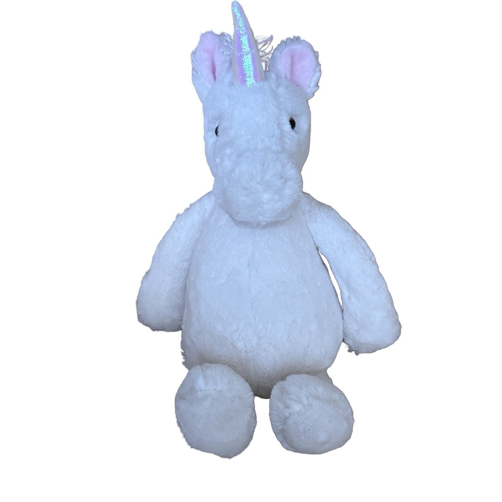 Jellycat Bashful Unicorn White Pink Plush Collectible